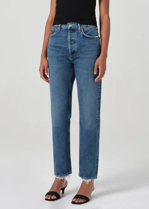 Agolde 90's Pinch Waist High Rise Jean in Range