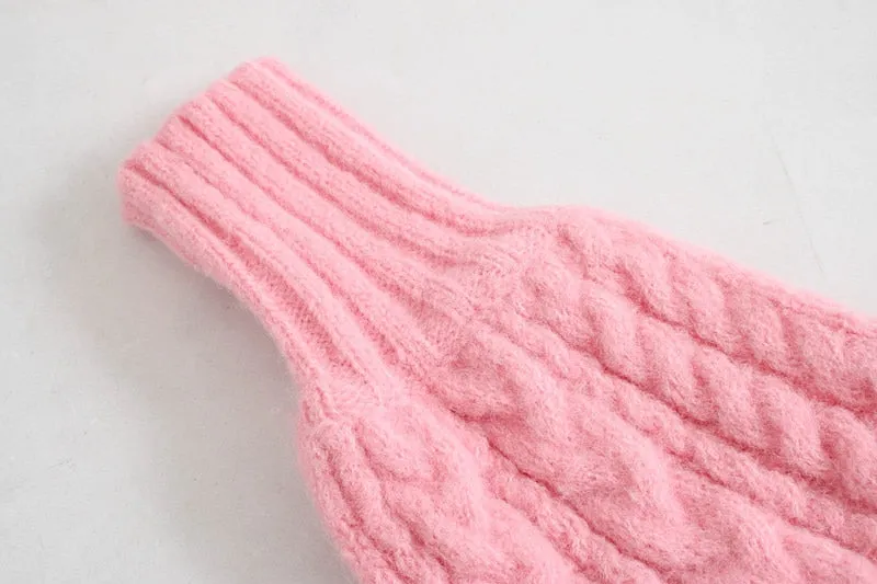 CABLE-KNIT SWEATER