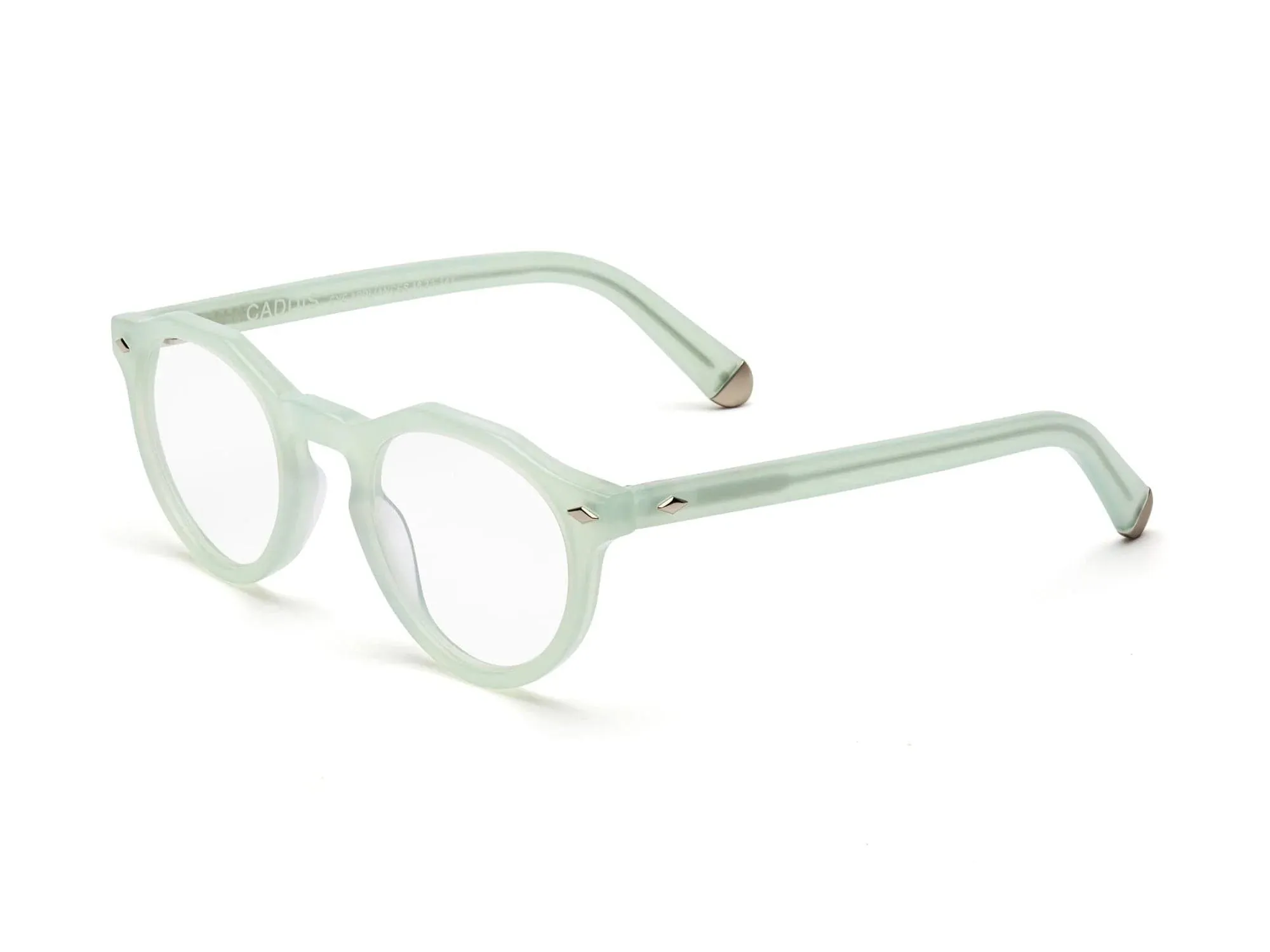 Caddis – Dogleg Reading/Bluelight Glasses in Polished Sake