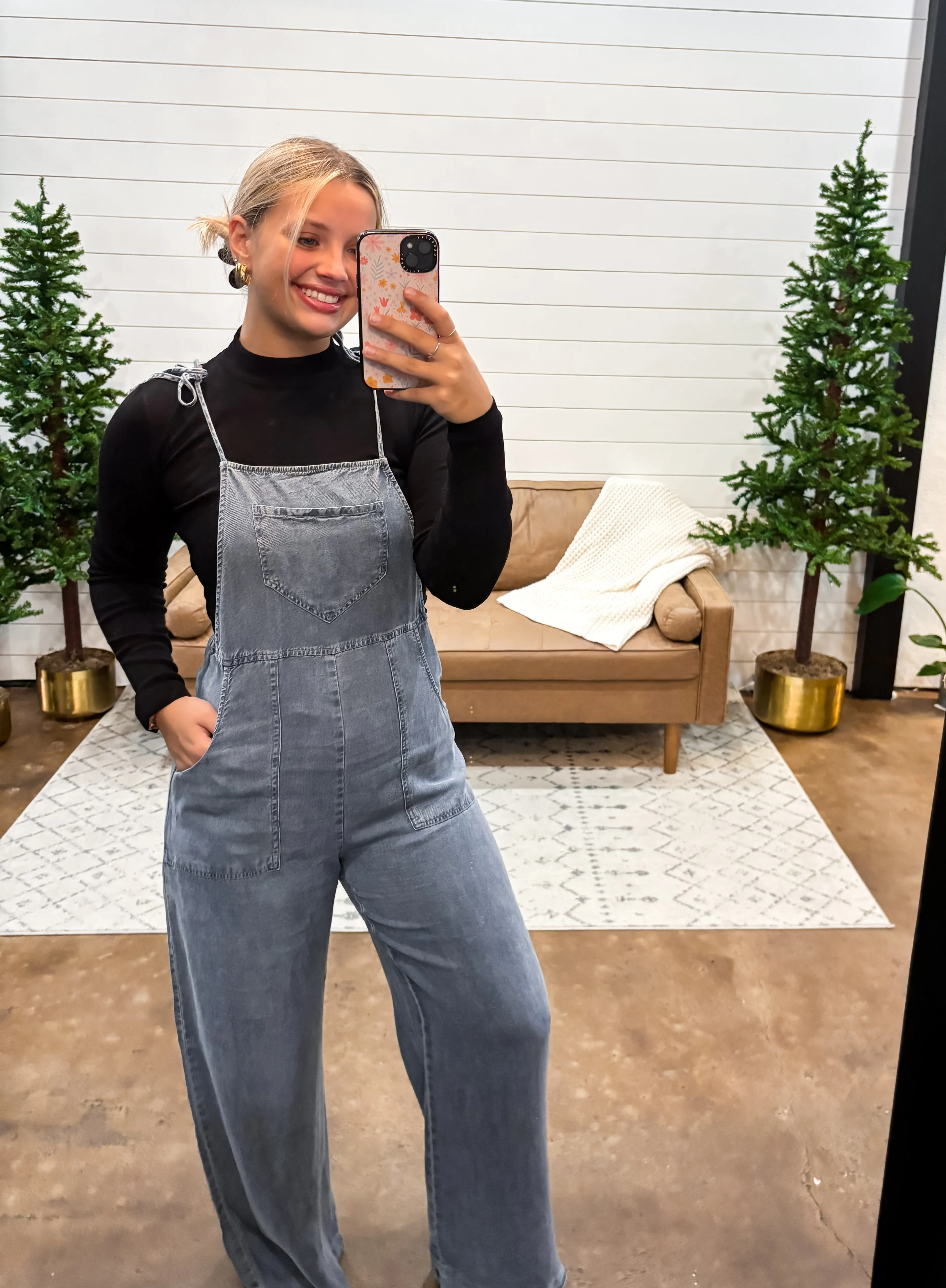 Casual - Soft Denim Jumpsuit