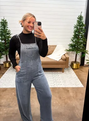 Casual - Soft Denim Jumpsuit