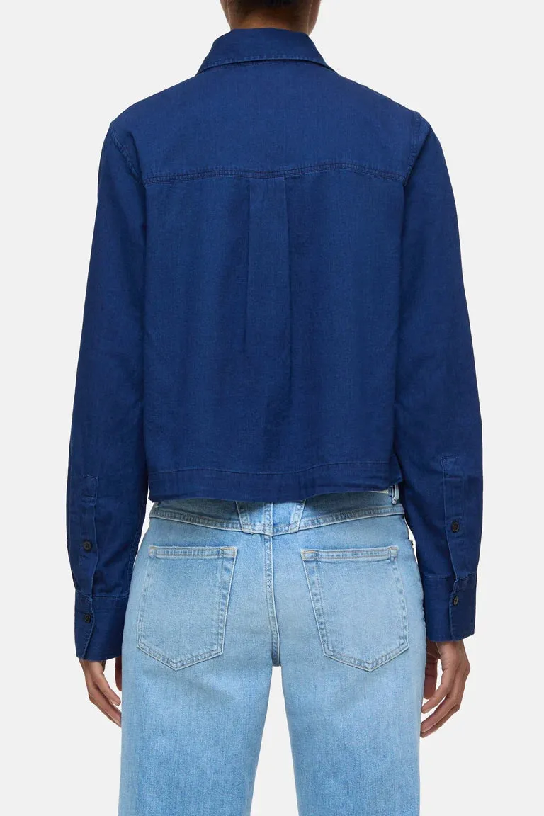 CLOSED Crop Denim Shirt