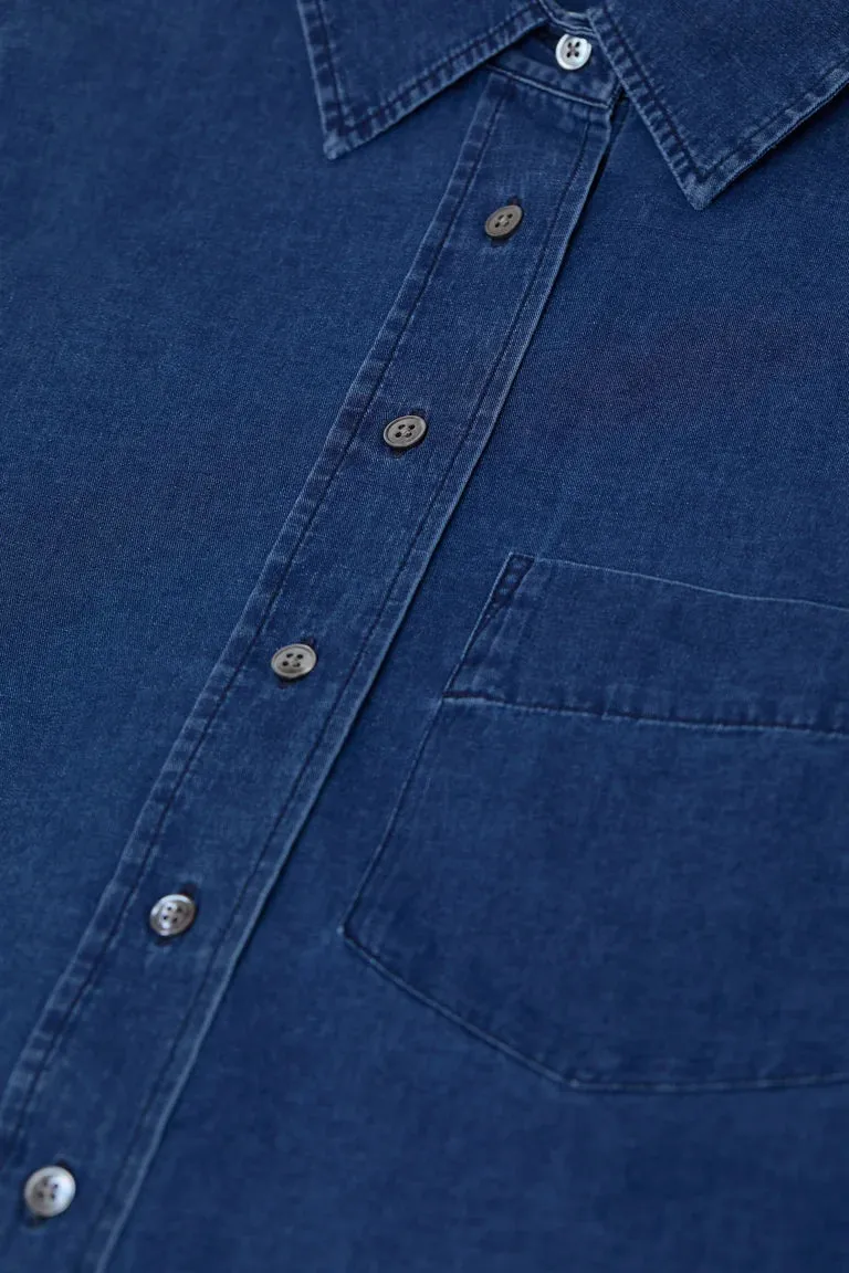 CLOSED Crop Denim Shirt