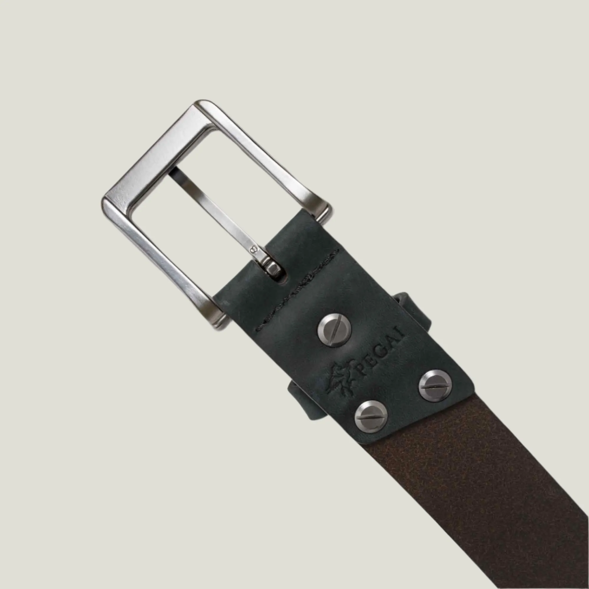 Dolton Leather Belt | Charcoal