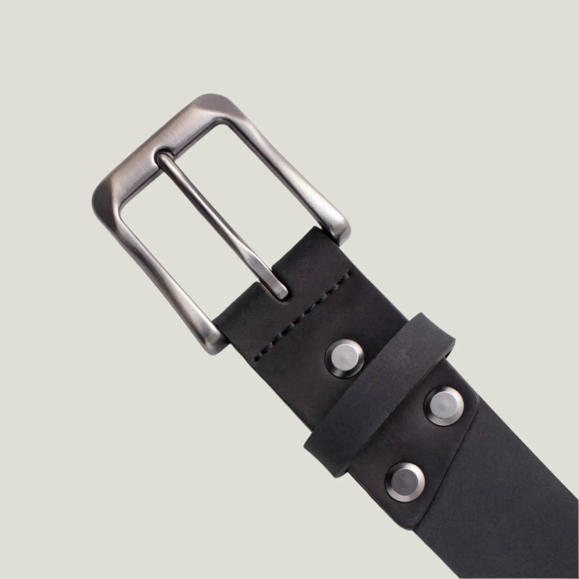 Dolton Leather Belt | Charcoal