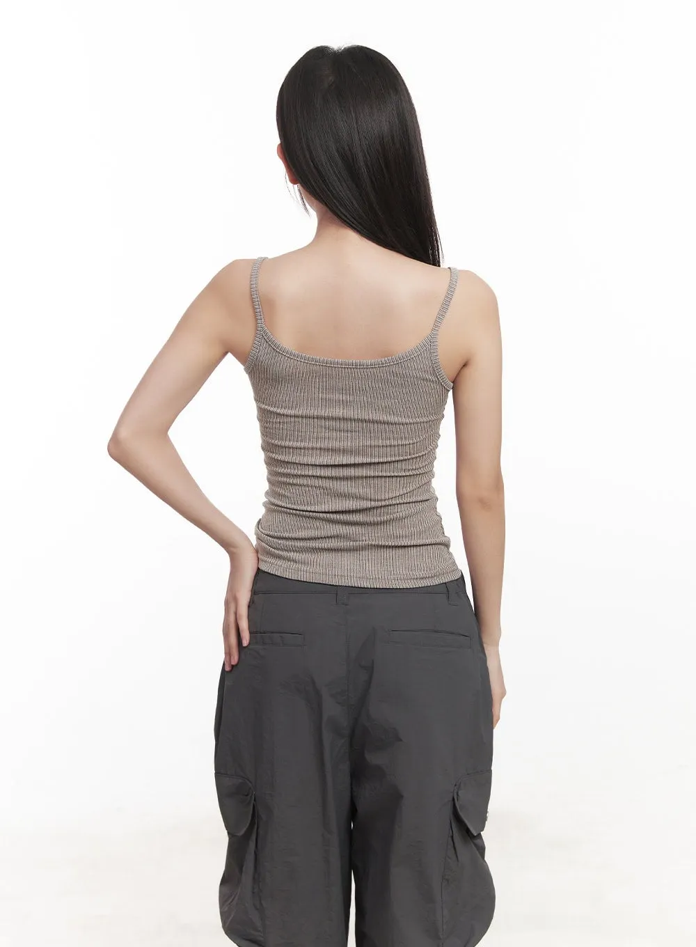 Fitted Ribbed Tank CA518