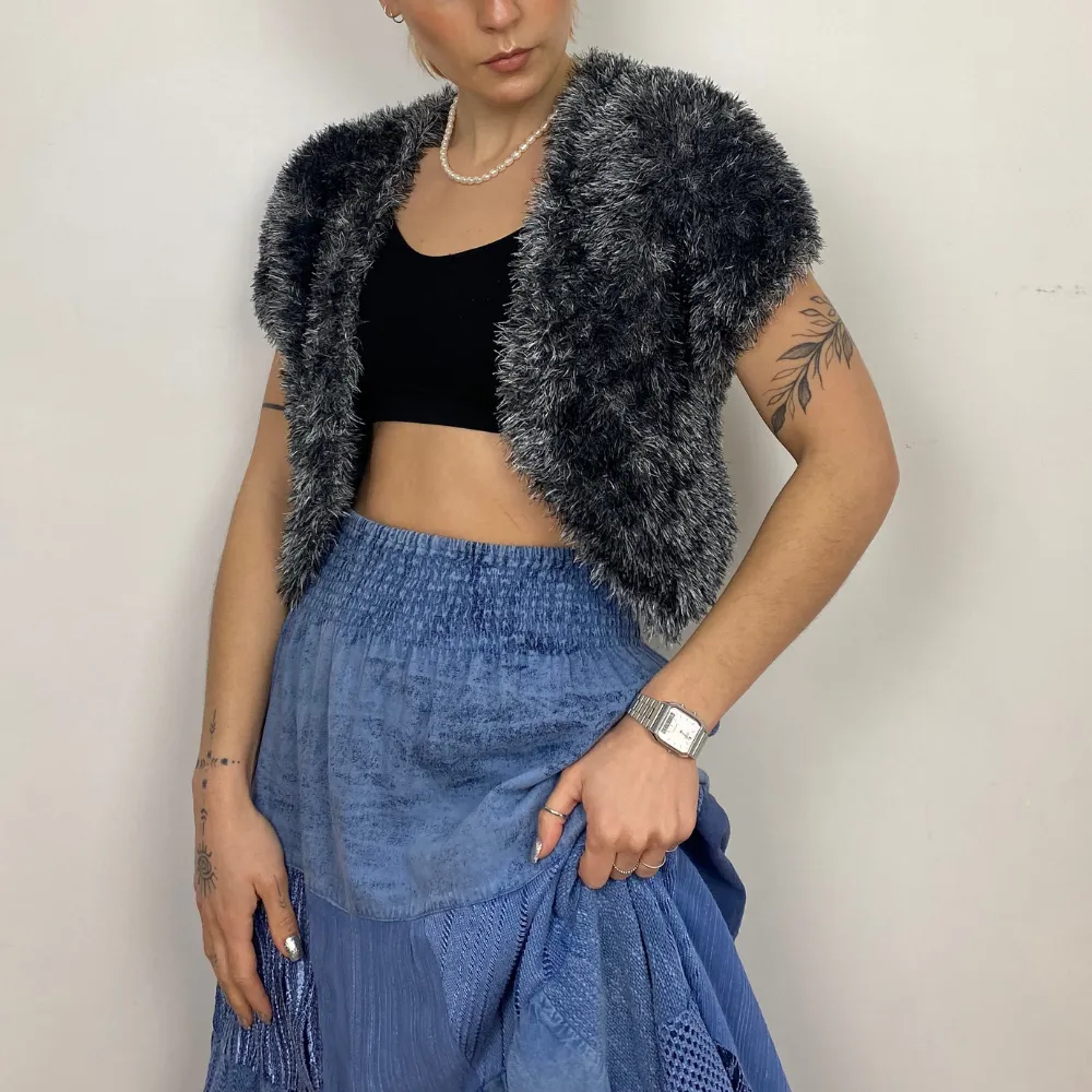 Fluffy Knit Top - MEDIUM