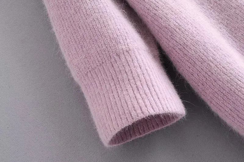 HOODED OVERSIZED KNITTED SWEATER
