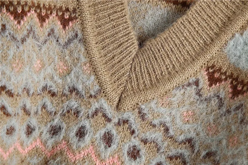 JACQUARD KNIT SWEATER