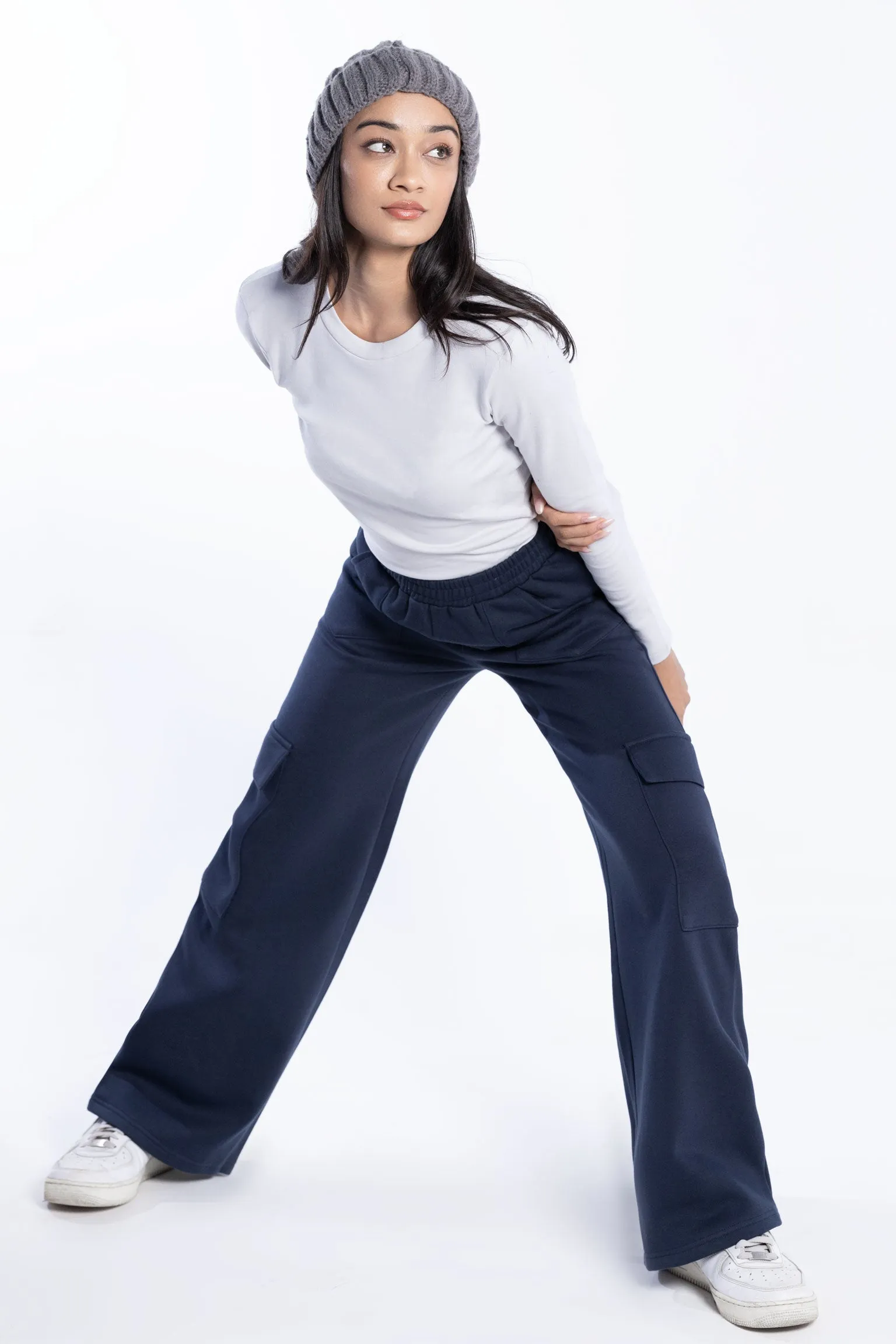 Long-sleeved fitted top