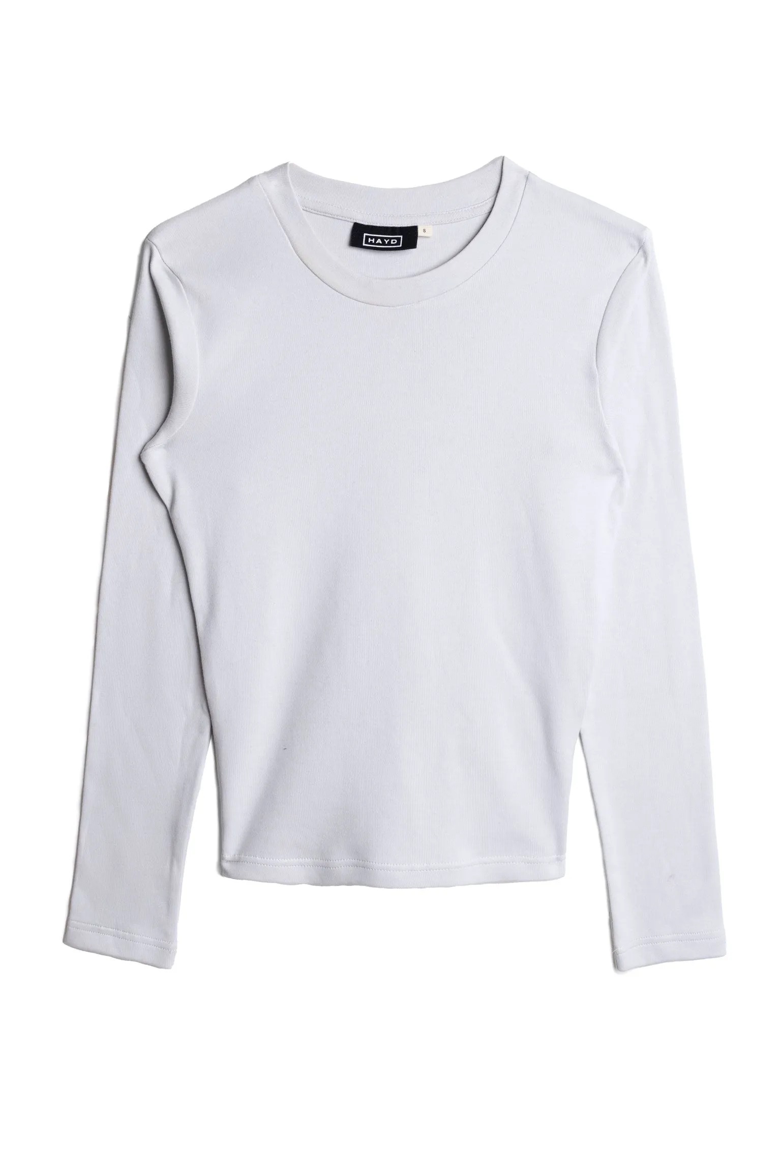 Long-sleeved fitted top
