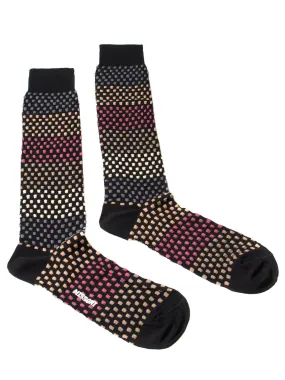 Missoni GM00CMU5237 0004 Tan/Black Knee Length Socks