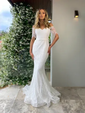 Nicoletta JX5054 Bridal Gown - Ivory/Ivory or Ivory/Nude