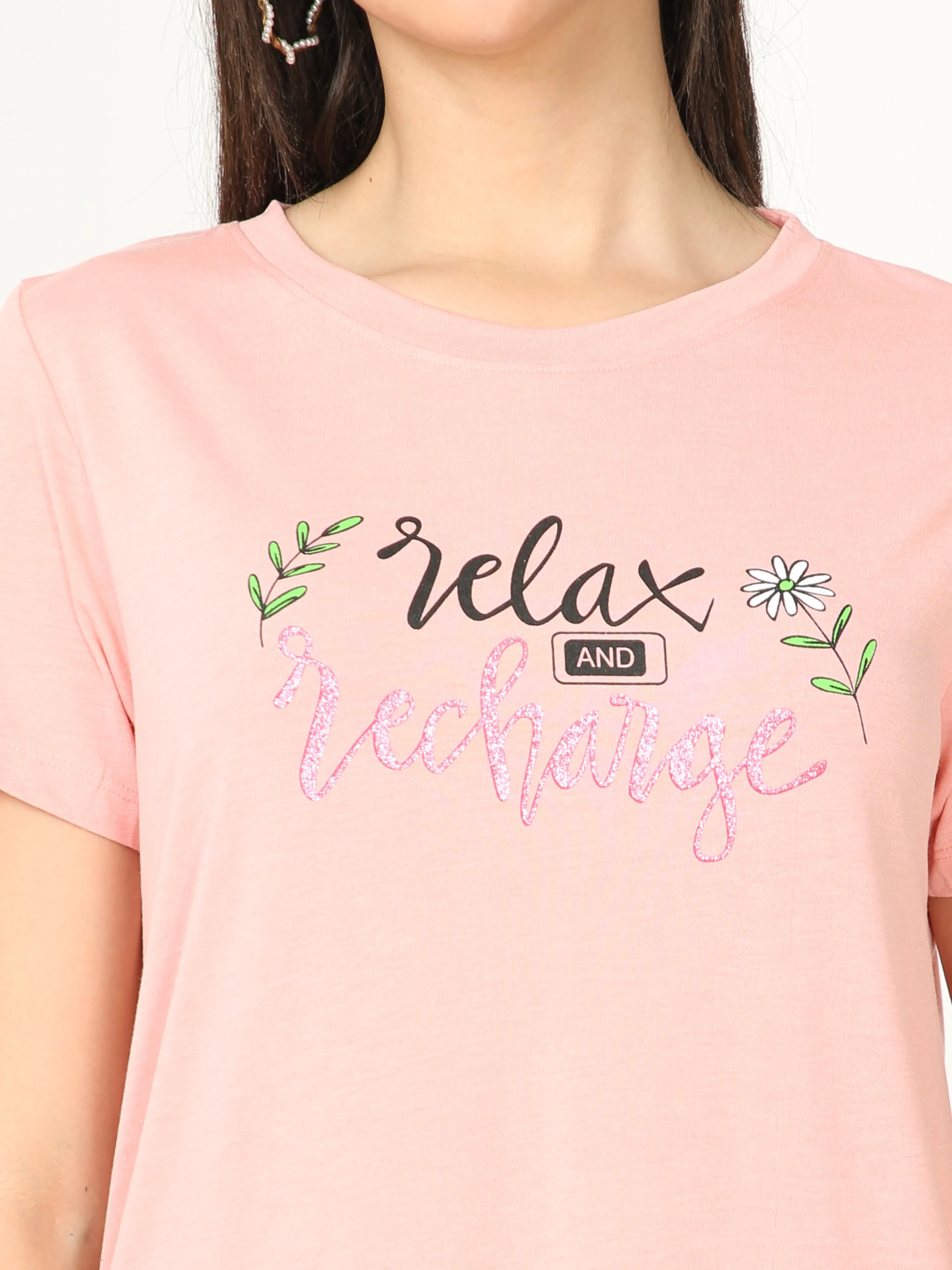 Relax & Recharge Long T-Shirt