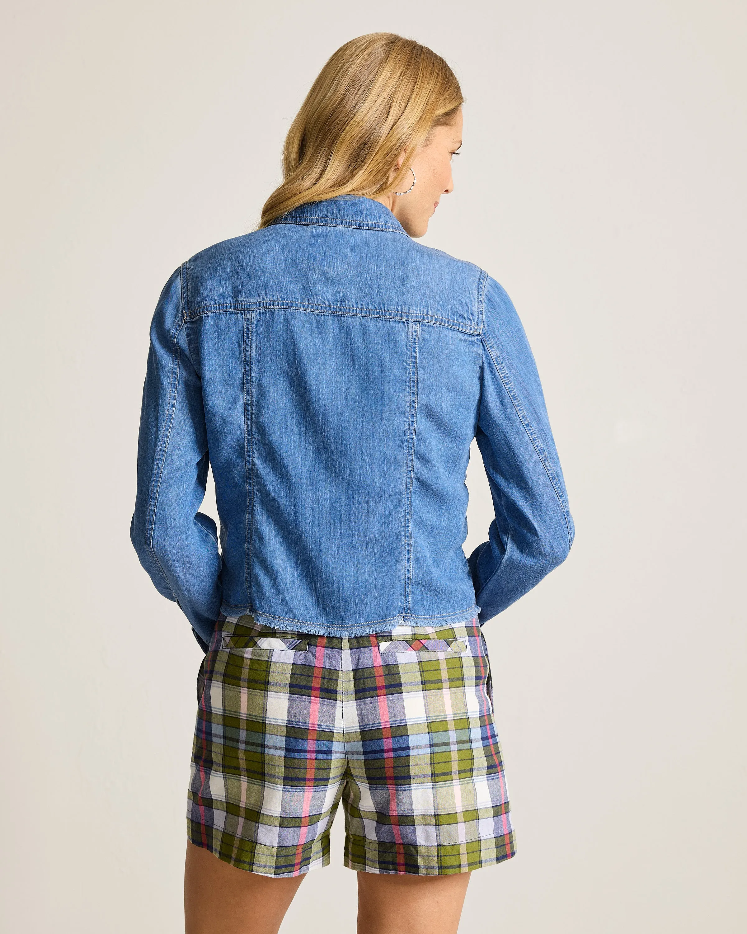 [SW520811] CHAMBRAY O"LEI JACKET