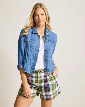 [SW520811] CHAMBRAY O"LEI JACKET