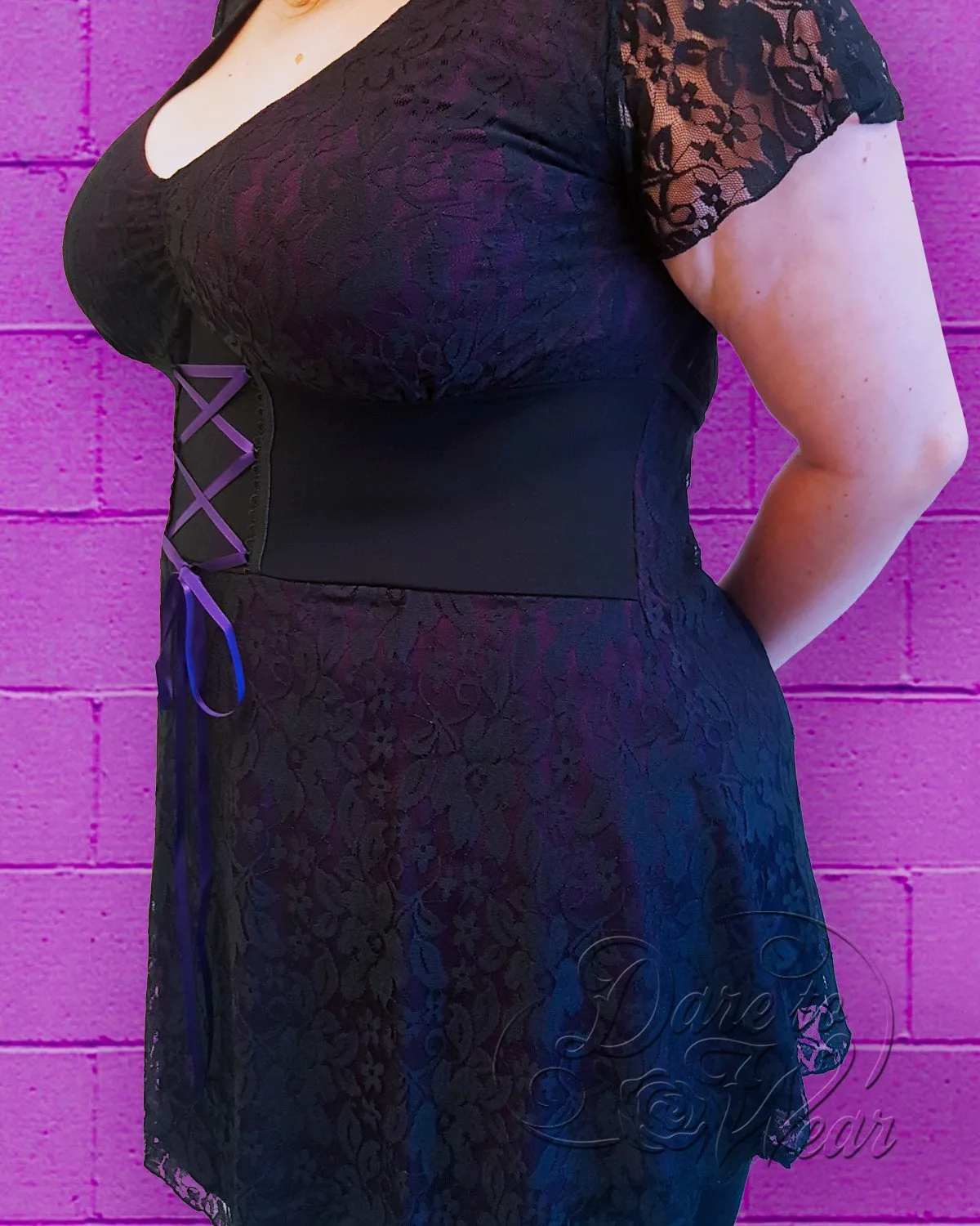 Sweetheart in Purple | Violet Plum Gothic Victorian Corset Top
