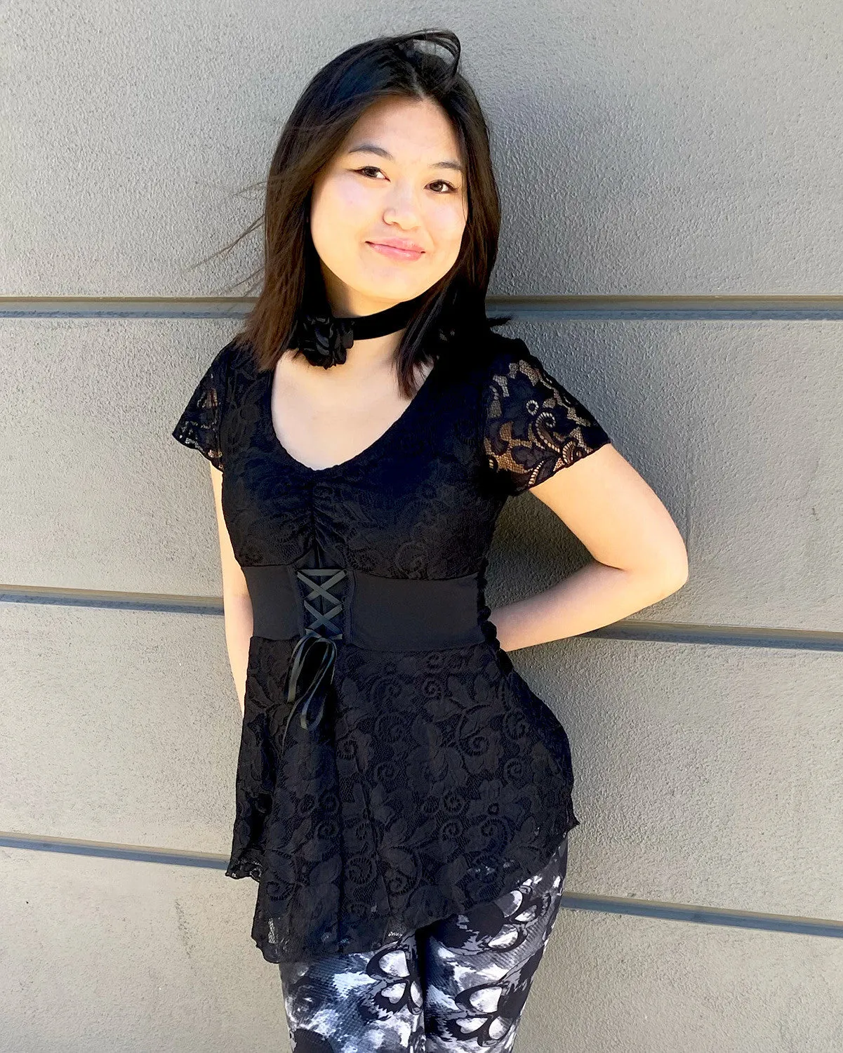 Sweetheart Top in Blueberry