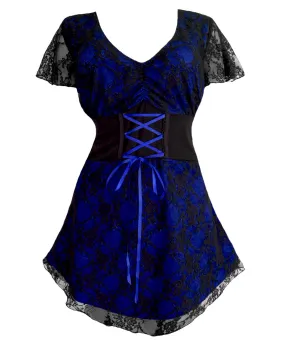 Sweetheart Top in Blueberry