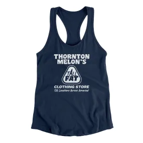 Thornton Melon's Tall And Fat Women's Racerback Tank